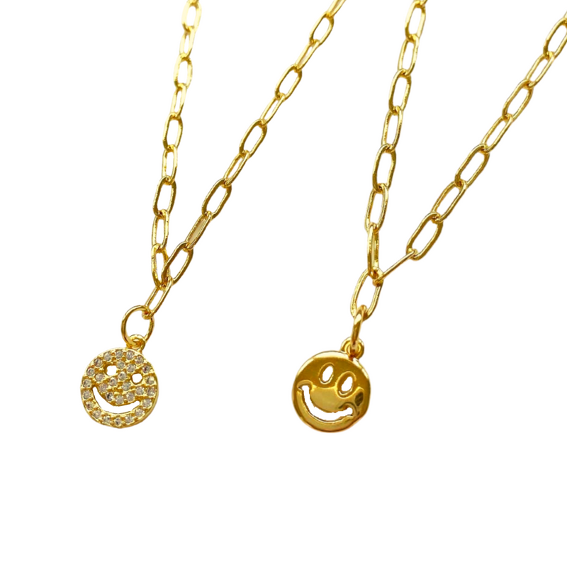 Smiley Link Necklace