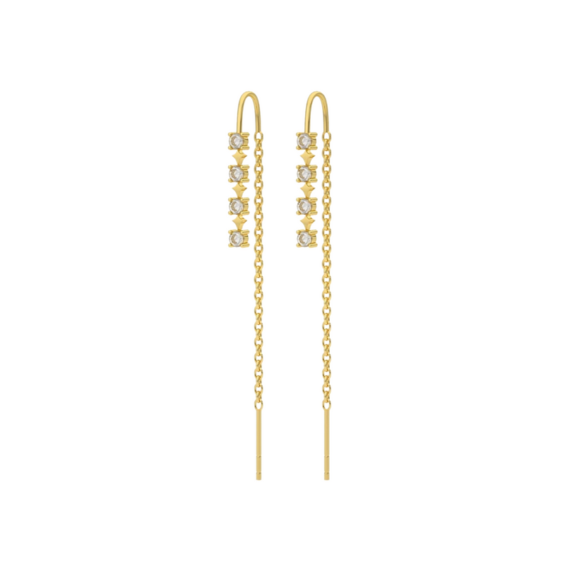 Calabasas Threader Earrings