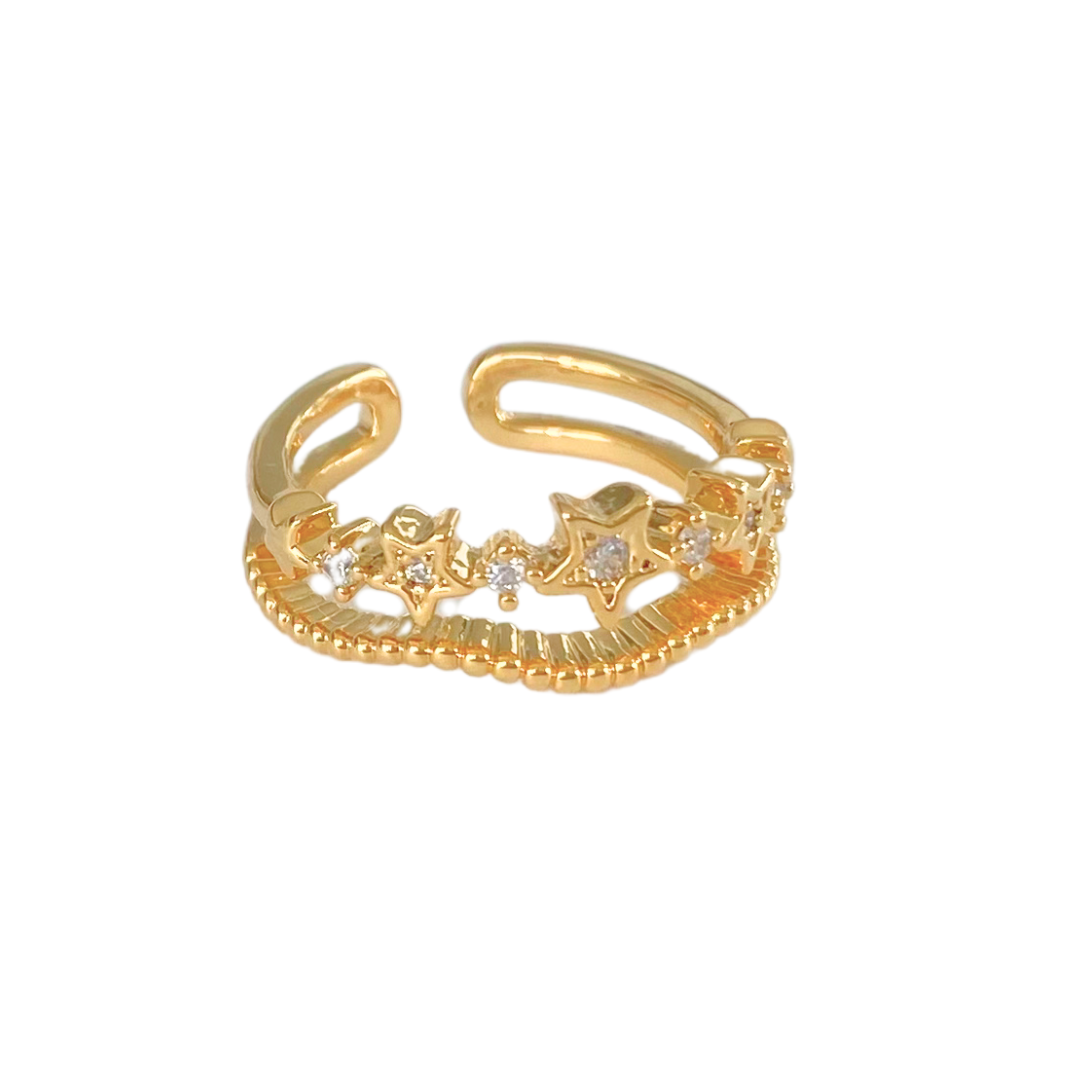 Stardust Double Band Ring