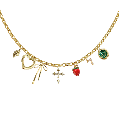 7-9 Custom Charm Link Necklace