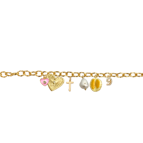 Custom Charm Link Bracelet