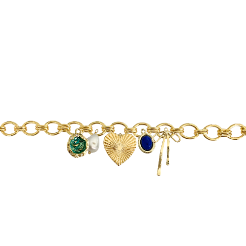 Custom Charm Link Bracelet