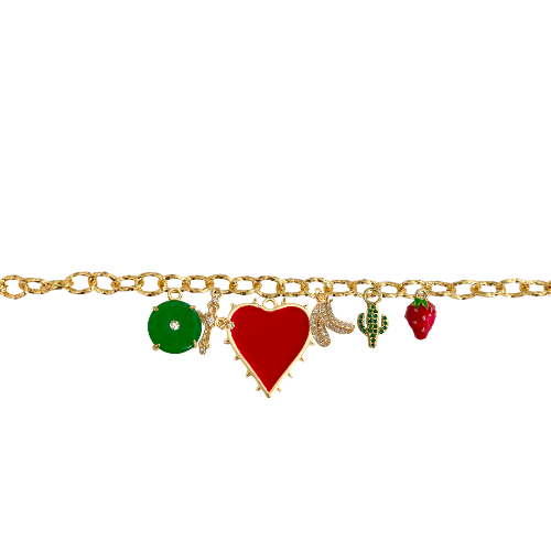 Custom Charm Link Bracelet