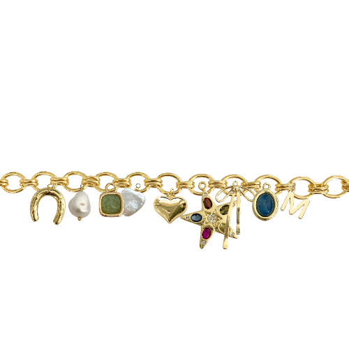 Custom Charm Link Bracelet