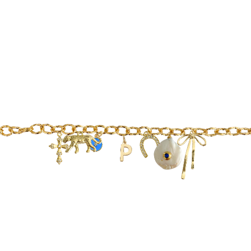 Custom Charm Link Bracelet