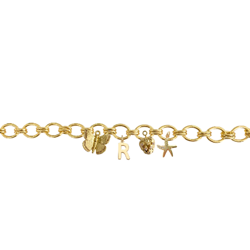 Custom Charm Link Bracelet