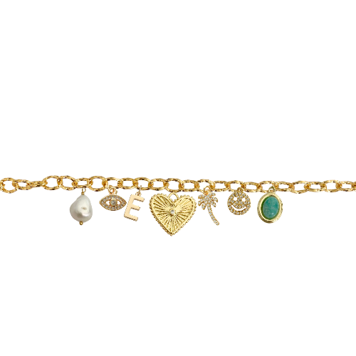 Custom Charm Link Bracelet