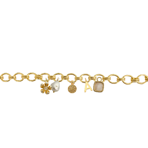 Custom Charm Link Bracelet