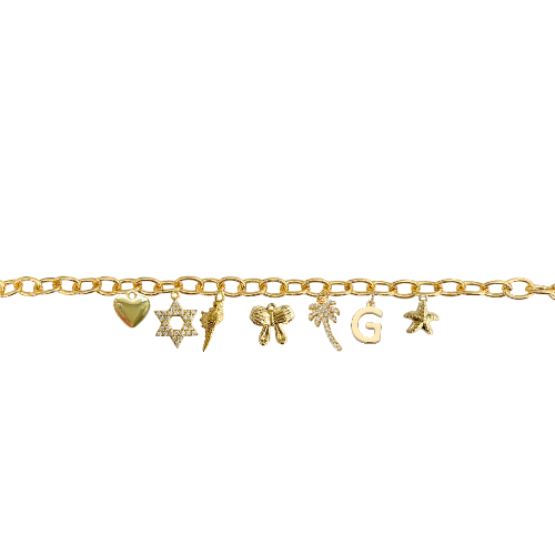 Custom Charm Link Bracelet