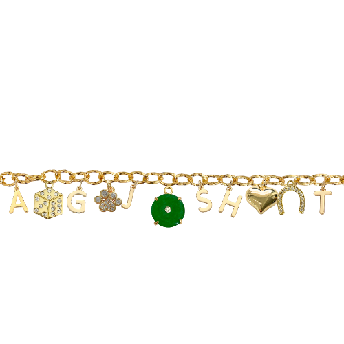 Custom Charm Link Bracelet