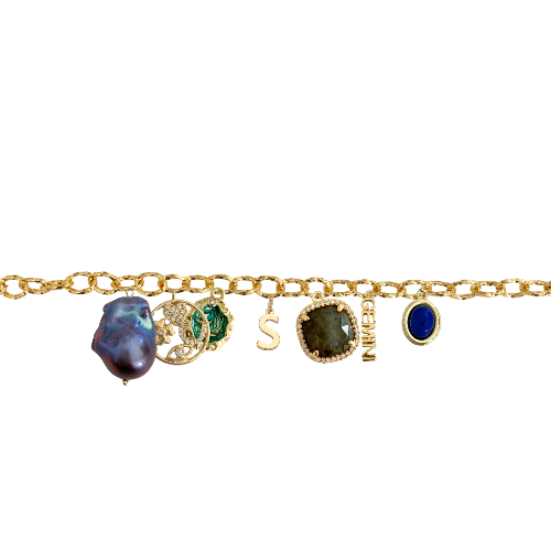 Custom Charm Link Bracelet