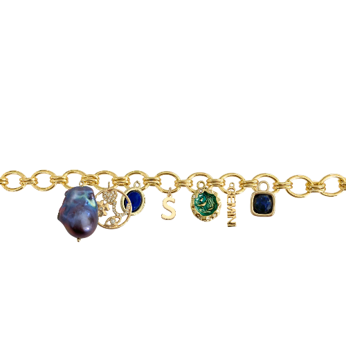 Custom Charm Link Bracelet