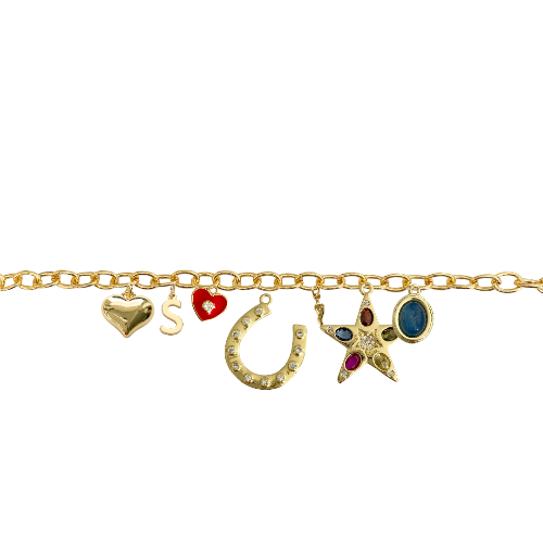 Custom Charm Link Bracelet