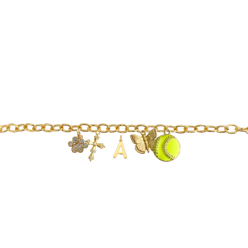 Custom Charm Link Bracelet