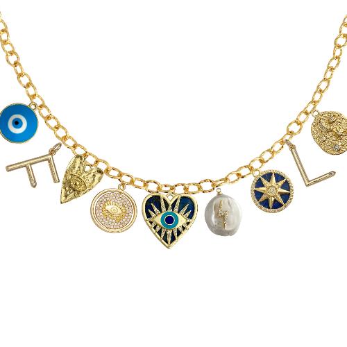 7-9 Custom Charm Link Necklace