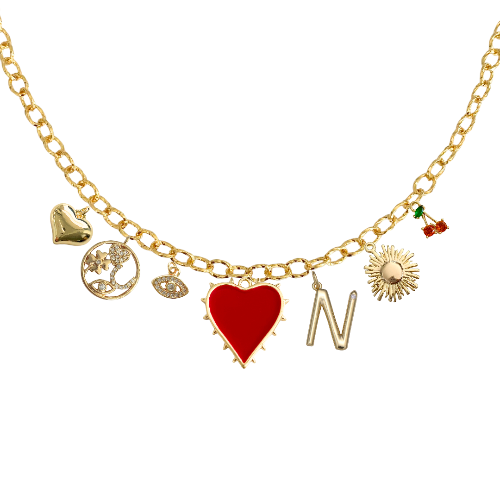 7-9 Custom Charm Link Necklace