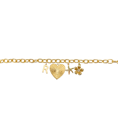 Custom Charm Link Bracelet