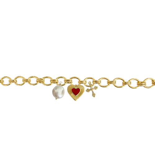 Custom Charm Link Bracelet