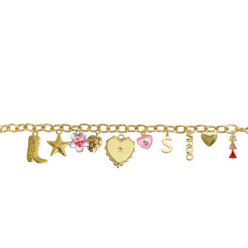 Custom Charm Link Bracelet