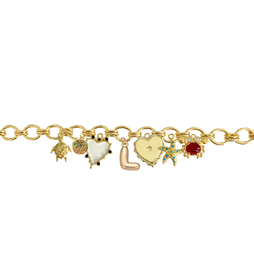 Custom Charm Link Bracelet