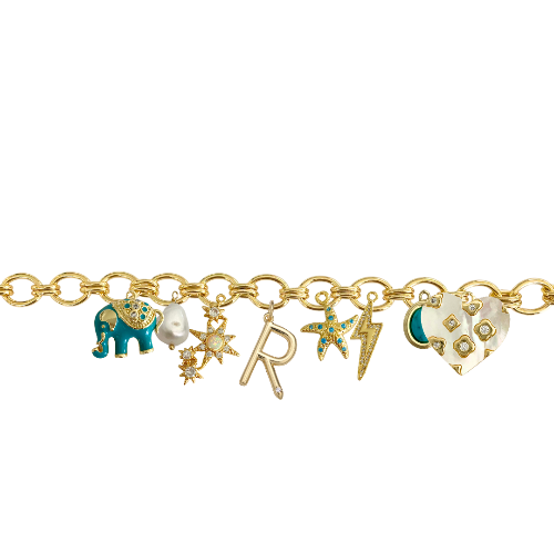 Custom Charm Link Bracelet