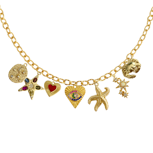 (7 to 9 Charms) Custom Charm Necklace