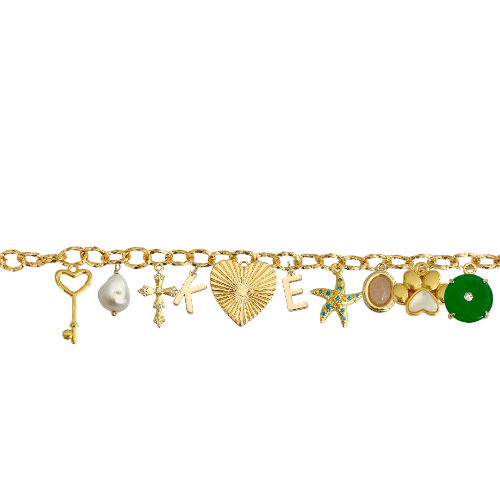 Custom Charm Link Bracelet