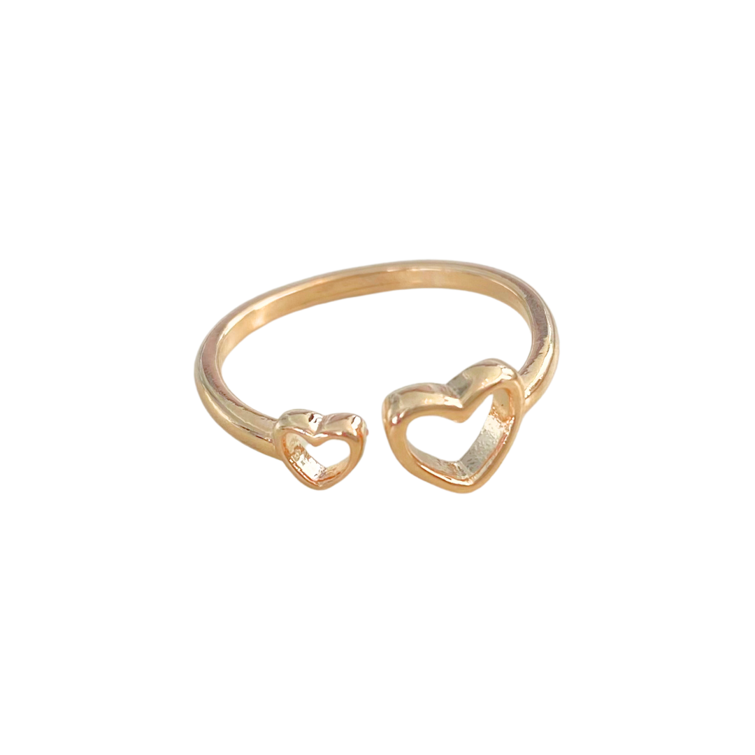 Double Heart Ring