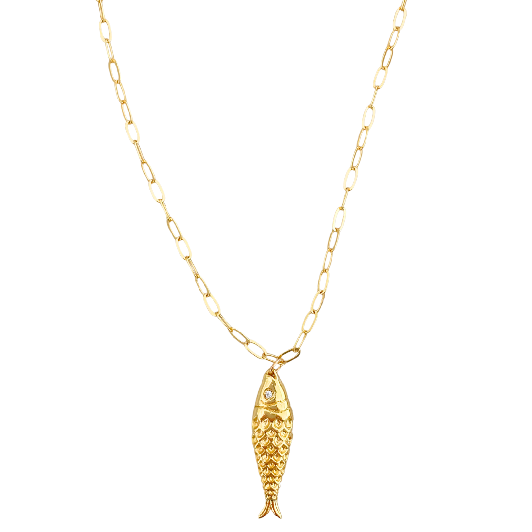 Fish Pendant Necklace