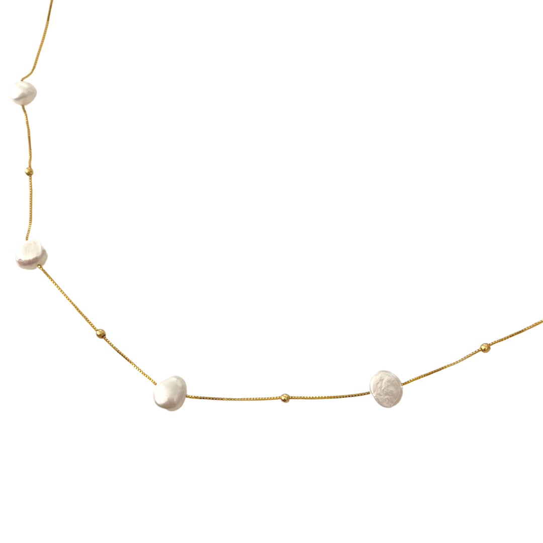 Infinity Pearl Necklace
