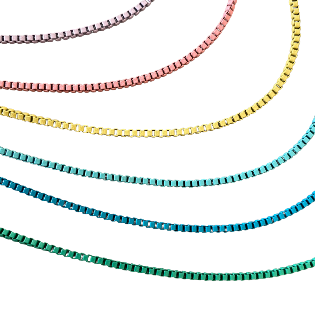 Rainbow Chain Necklaces