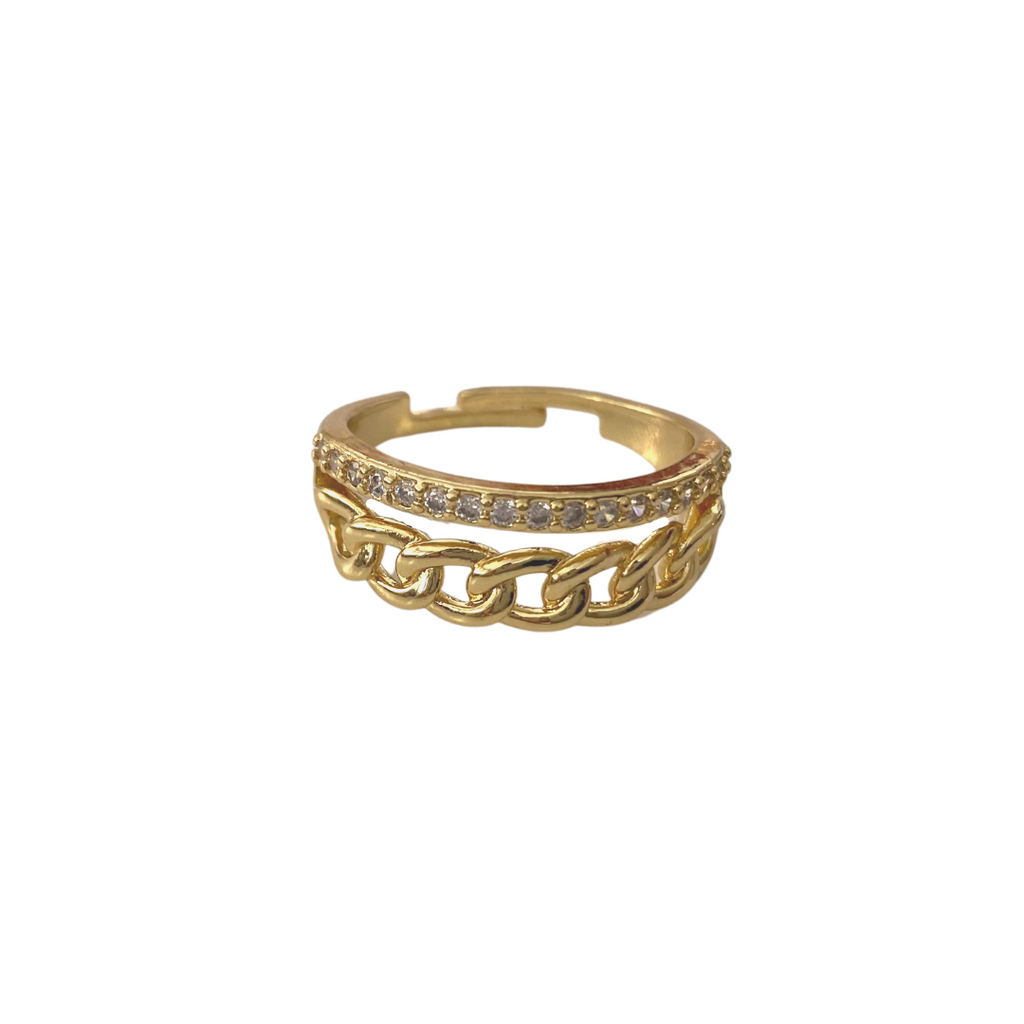 Double Band Link Ring